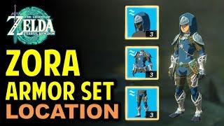 Zora Armor Set Location - Zora Helm, Armor & Greaves | Zelda: Tears of the Kingdom