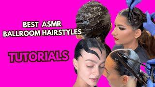 ASMR  Ballroom Hairstyle , Relaxing Video,  Hair Play , No Talking,