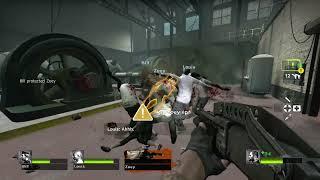 Common Infected Gang Up On Zoey  | L4D2 #shorts