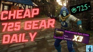 How to Get 725 Gearscore Gear CHEAP: Open 3 Daily Chests for BIG Loot!