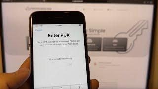 How to Unlock your PUK code on any Device with a simple Online Tool