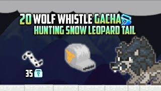 Snow Leopard Tail? 20 Wolf Whistle Gacha (GONE WRONG) - Growtopia 2024