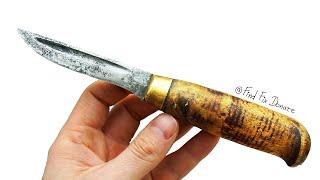 Old Finnish Knife RESTORATION - Complete Restoration of Kauhava Knife