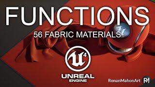 56 Fabric Materials for Unreal 4 - Material Functions
