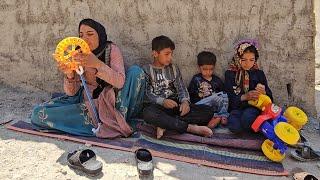 Children's love for Aunt Khatoon Cleaning the house by Aunt Khatoon