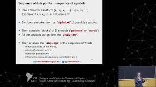 Cristina Masoller: Time Series Analysis - Class 3 of 4