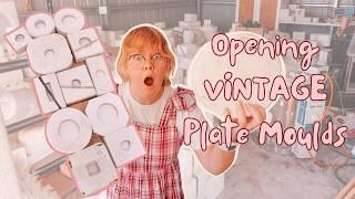 Opening my vintage PLATE mould HAUL┃Which one is your favourite? 