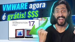 Como e POR QUÊ você DEVE criar uma máquina virtual HOJE MESMO? (VMware agora é GRÁTIS! )