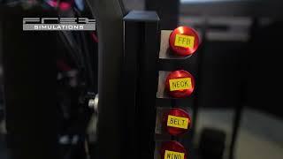 FREX G-Force Motion Simulator 6DOF seat and 2DOF Head Motion Replicate G-Force by simulation