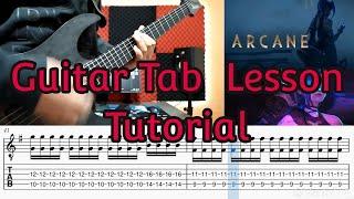 Imagine Dragons x J.I.D - Enemy | Cover | Guitar Tab | Lesson | Tutorial (Arcane League of Legends)