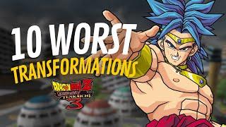 10 Worst Transformations in Dragon Ball Z Budokai Tenkaichi 3