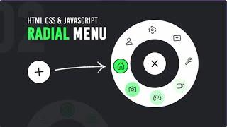 Building an Animated Circular Navigation Menu in HTML & CSS .#webdevelopment #javascript #html #css