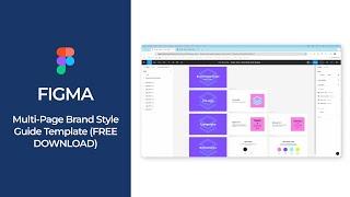 Figma Brand Style Guide | Multi-Page Template | FREE Download | Recently Updated