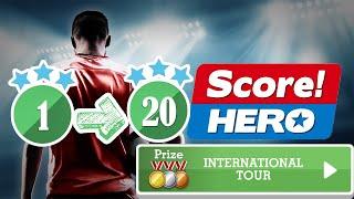 Score! Hero - INTERNATIONAL TOUR Event - Level 1 to 20 - Walkthrough - 3 Stars