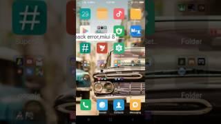 how to fix miui theme error ,miui8