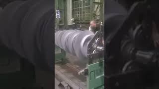 Here they Do the balancing of the Compressor