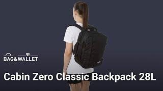 Обзор рюкзака для путешествий и самолета Cabin Zero Classic Backpack 28L