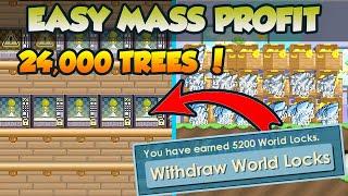 BEST MASS PROJECT MASSING 24,000 CHECKPOINT TREES (EASY PROFIT MASS) - GROWTOPIA PROFIT 2021