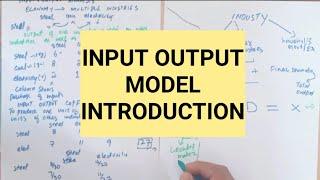 Input output model analysis #leontief #input #output #gateeconomics #net #jrf