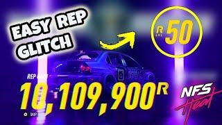 *EASY* BEST REP GLITCH/STRATEGY - FASTEST WAY TO LEVEL 50! - NFS HEAT