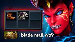 Queen of Pain Blade Mail Build 50Kills 1100GPM1900XPMDota 2