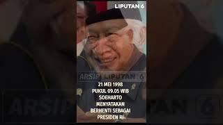 21 MEI 1998,  SOEHARTO LENGSER