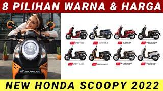 SCOOPY 2022‼️ 8 PILIHAN WARNA BARU BERIKUT DENGAN HARGANYA