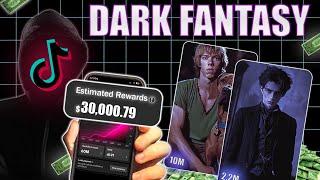 How I Made $30,000 from 80s Dark Fantasy TikTok Videos -  Full Tutorial!