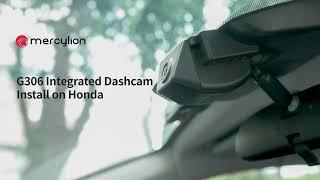 MERCYLION G306 Integrated Dash Cam Install Guide for Honda CRV 2021 | Plug-and-Play