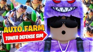 *NEW* Best Tower Defense Simulator Auto Farm Script *Auto Upgrade*