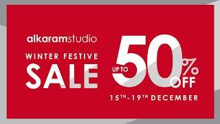 Alkaram Studio - Winter Festive Sale 2021 #WinterFestiveSale