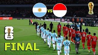 INDONESIA vs ARGENTINA - FINAL  | FIFA World Cup 2026 USA | Full Match All Goals | PES Gameplay