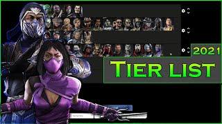 Mortal Kombat 11 - Tier List (2021)