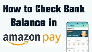 Youtube Short - How to check balance in amazon pay app