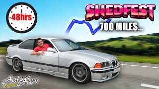 REBUILDING AND DRIVING MY ABANDONED BMW E36 700 MILES TO AUTOALEX'S SHEDFEST IN 48HRS!