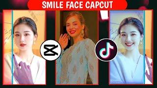 Capcut New Template | Smile Face Capcut Template Editing | Trending Face Smiling Video Editing