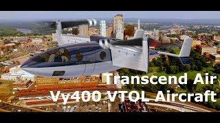 Transcend Air Vy 400 Tiltwing VTOL Aircraft City to City Flights