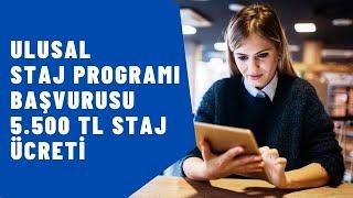 E DEVLETTEN ULUSAL STAJ PROGRAMI BAŞVURUSU NASIL YAPILIR ADIM ADIM ANLATIM- ÖĞRENCİLERE 5500 TL