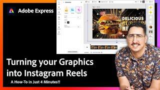 Turning Your Graphics into Instagram Reels using the Video Editor in Adobe Express!