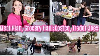 So Fun & Festive! Meal Plan, Grocery Haul & Food! Costco & Trader Joes shopping * Haul!