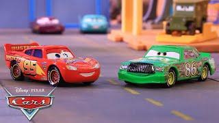 Lightning McQueen and Chick Hicks Race for the Piston Cup! | Pixar Cars
