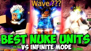 Best Nuke Units Vs Infinite Mode (INSANE 13T+ SOLO DAMAGE FARM) | ASTD Challenge