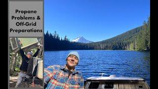 Airstream Life | Propane Repairs | Off-Grid Work Camping Mt. Hood