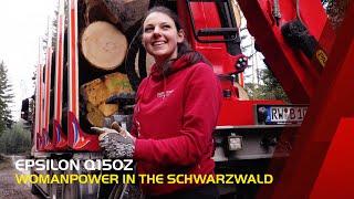 PALFINGER EPSILON Q150Z - Womanpower in the Schwarzwald