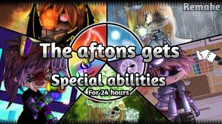 The Aftons gets special abilities for 24 hours // remake // FNAF //