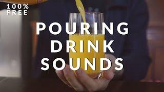 Refreshing Pouring Orange Juice Sound Effects | Free Foley Sounds