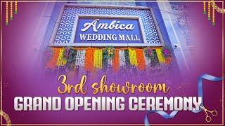 Ambica Wedding Mall Showroom Opening Secunderabad