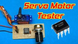 Servo Motor Controller & Tester Circuit