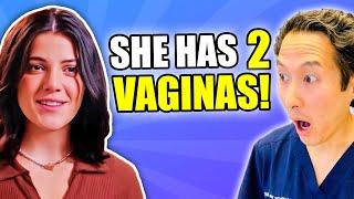 Plastic Surgeon Reacts to Woman with 2 Vaginas & Uteruses! Extreme Bodies Explained!