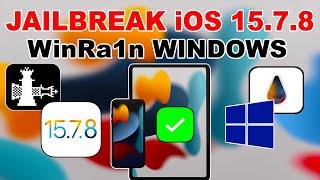  New Jailbreak iOS 15.7.8 on Windows using WinRa1n Jailbreak| PaleRa1n/Checkra1n Jailbreak Windows